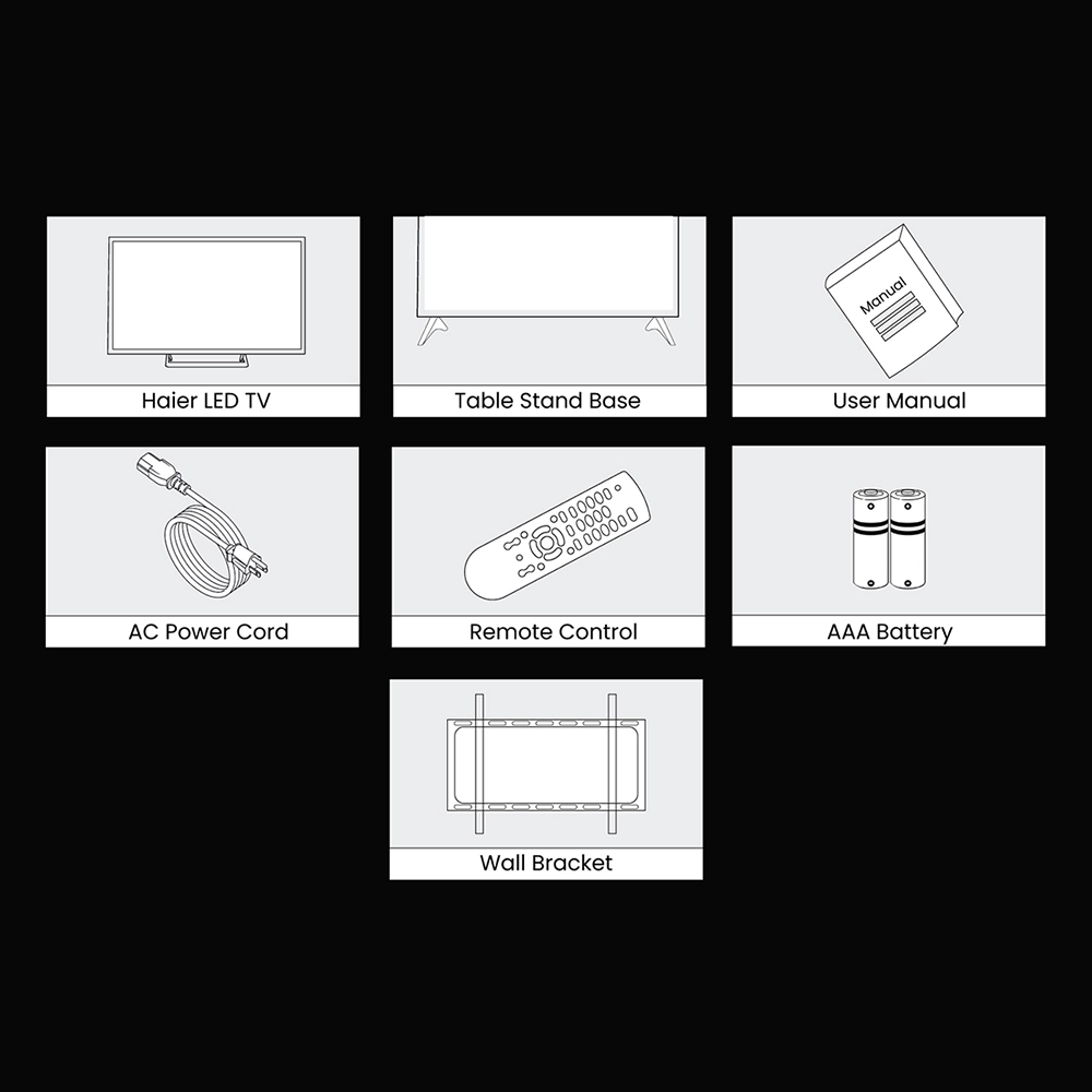 Haier A9UG 4K Ultra HD 108cm (43) Google TV | MEMC